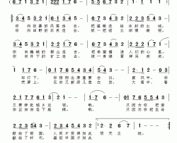 公仆之歌简谱-党永庵词 王立曲