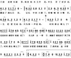 时间都去哪儿了高清完整版简谱-王铮亮演唱-陈曦/董冬冬词曲
