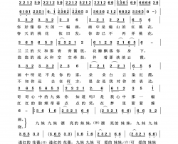 九妹通俗歌曲100首简谱