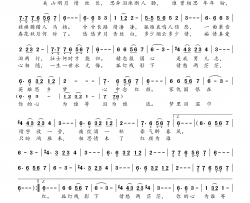 英雄情红颜泪简谱(歌词)-李萱演唱-桃李醉春风记谱