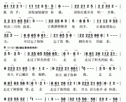 三月的温柔简谱(歌词)-李玲玉演唱-秋叶起舞记谱上传