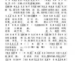 中南门古城敞开幸福门贵州铜仁中南门古城之歌简谱
