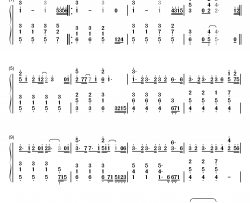 如果你也听说钢琴简谱-数字双手-张惠妹