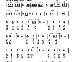 我的爱属于祖国简谱-王旭恒词 钱一华曲