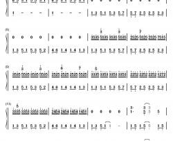 Heaven钢琴简谱-数字双手-Florian Bur