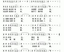 祝福西藏简谱-闻梵演唱-孙书林/李剑铭词曲