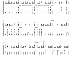 瞬く星の下で钢琴简谱-数字双手-ポルノグラフィティ(色情涂鸦)