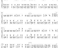 アネクドット钢琴简谱-数字双手-ももすももす