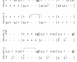 恋与制作人开场音乐钢琴简谱-数字双手-恋与制作人