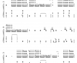 蓝色狂想曲钢琴简谱-数字双手-乔治·格什温  George Gershwin