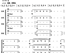 致祖国选自音乐舞蹈史诗《复兴之路》简谱-阎维文演唱-任卫新/孟卫东词曲