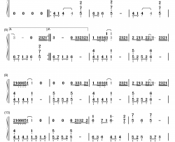 Let Her Go放手爱情钢琴简谱-数字双手-Passenger  Mike Rosenberg