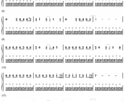 光と影のロマン钢琴简谱-数字双手-宇德敬子