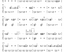 梦钢琴简谱-数字双手-王博文