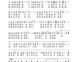 别忘家乡这轮月简谱-梁经庆曲谱