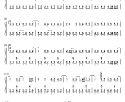 意外钢琴简谱-数字双手-薛之谦