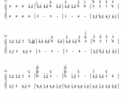 届かぬ想い钢琴简谱-数字双手-HIKO