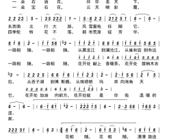 花相随简谱-张天甫演唱-王云峰/张烈鹏词曲