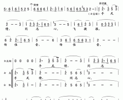 报喜简谱(歌词)-中国人民解放军战友歌舞团合唱队演唱-Z.E.Z.曲谱