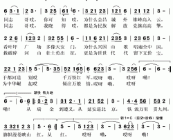 红军故乡的歌简谱(歌词)-王丽达演唱-秋叶起舞记谱上传