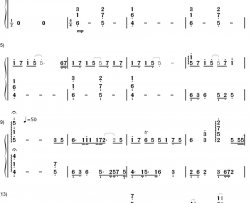 I will钢琴简谱-数字双手-Chelsy