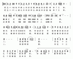 祝福伟大的祖国简谱-苏柳词/王立曲