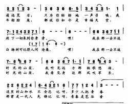 新疆往事简谱-刘新圈词/连向先曲