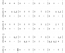 不老梦钢琴简谱-数字双手-银临