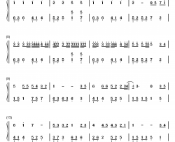 再见只是陌生人钢琴简谱-数字双手-庄心妍