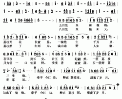 荔枝缘简谱(歌词)-王丽达演唱-秋叶起舞记谱上传