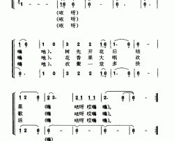 今晚踩堂开怀唱简谱-进堂歌