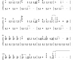 海の幽霊钢琴简谱-数字双手-米津玄师