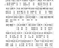 飘扬的党旗简谱-罗锡贵演唱-阳爱萍/高福友词曲