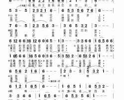 昭阳颂歌简谱-许登荣词/许登荣曲