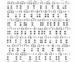 天下江山第一楼李云翔简谱