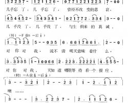 报应简谱-电视剧《北京人在纽约》片尾歌那英-