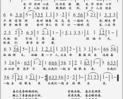 珍爱禁毒宣传歌曲简谱