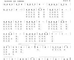 精准扶贫谱新篇简谱-刘德谦词/覃家华曲