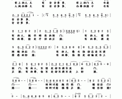 门·路简谱-刘明建演唱-陈晓明/刘安华词曲