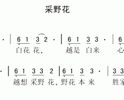 打秋千简谱-仡佬族民歌、正谱