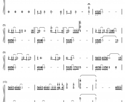 笑场钢琴简谱-数字双手-薛之谦