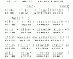 好大一棵树简谱-毛阿敏演唱