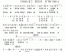 江南永远的故乡简谱-泽旺多吉演唱