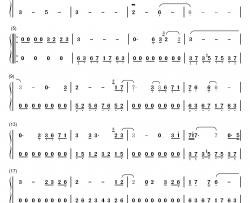 醉春风钢琴简谱-数字双手-金学峰