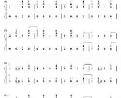 Bella钢琴简谱-数字双手-Wolfine