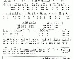 苗寨新歌简谱-牧歌词/赵恕心曲