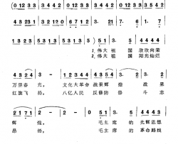 祖国在前进简谱-艾则孜尼牙孜词 吐尔逊卡的尔曲