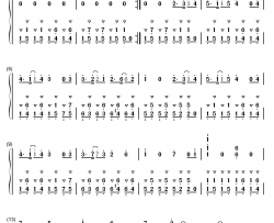 美咲顺调マーチ钢琴简谱-数字双手-会长はメイド様