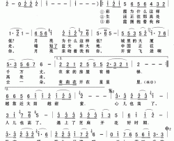 登高一望简谱(歌词)-葛军演唱-Z.E.Z.记谱制作