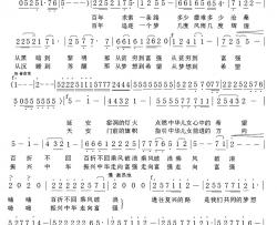梦想简谱-张效密词 葛敬平曲